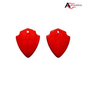 Elevate your guitar playing with the Rock You Guitar Picks in striking red. Crafted for musicians who crave intensity, this pick is more than an accessory—it's a statement. With its vibrant hue, it ignites your stage presence and amplifies your passion for music.