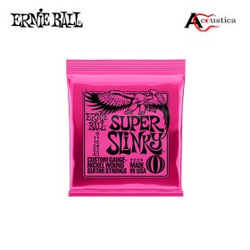 Ernie Ball Super Slinky Electric Guitar String offers a balanced, vibrant tone with a comfortable feel, perfect for versatile playing styles and genres.
