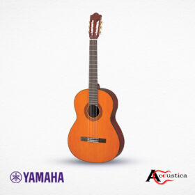 Yamaha C70 is a full-size classical guitar for beginners. Spruce top, nato back & sides, nylon strings. Affordable quality for warm, bright sound.