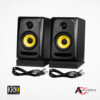 KRK Classic5 Studio Monitor Pack: Reveal the truth in your mixes. Accurate sound (43Hz-40kHz), compact design, essential accessories included.