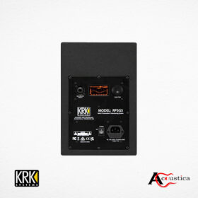 KRK Rokit5 Gen5 Studio Monitor: Next-gen monitoring. 3 voicing modes, DSP room correction, clear sound (43Hz-40kHz). Compact design, KRK app control.