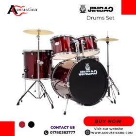 Elevate your drumming with the Jinbao JBP0976S drum set. High-quality, versatile, and affordable. Discover at Acoustica Guitar Shop, Dhaka, Bangladesh.