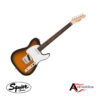 DEBUT TELE LRL WPG 2TS: Poplar body, Two-Tone Sunburst finish, two single-coil pickups, maple neck, 25.5" scale, and fixed bridge for classic Tele tones.
