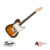 DEBUT TELE LRL WPG 2TS: Poplar body, Two-Tone Sunburst finish, two single-coil pickups, maple neck, 25.5" scale, and fixed bridge for classic Tele tones.