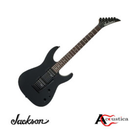 Jackson JS11 Dinky BLK features a solid poplar body, 24 jumbo frets, dual humbuckers, and a black gloss finish for versatile, powerful tones.