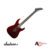 Jackson JS12 Dinky Metallic Red features dual humbuckers, 24 jumbo frets, Floyd Rose bridge, and sleek finish for powerful tones and smooth playability.