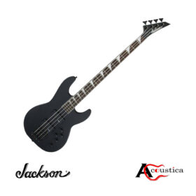 Jackson JS3 Concert Bass Satin Black features high-output pickups, a smooth maple neck, 34" scale length, active electronics, and sleek satin black finish.