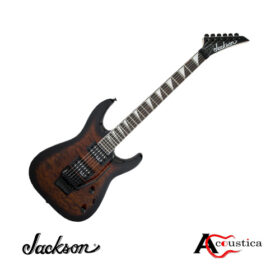 Jackson JS32Q Dinky Dark Sunburst offers striking aesthetics, powerful tone, and superior playability, ideal for stage and studio performances.