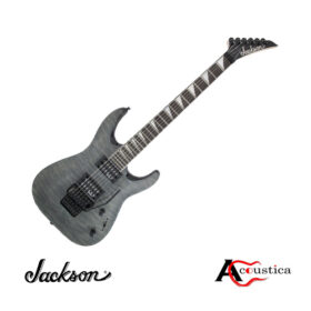 Jackson JS32Q Dinky Transparent Black offers striking aesthetics, powerful tone, and superior playability, ideal for stage and studio performances.