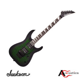 Jackson JS32Q Dinky TRS GRN BRST offers striking aesthetics, powerful tone, and superior playability, ideal for stage and studio performances.