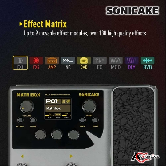 SONICAKE QME-50 Matribox Multi-effects Processor in BD - Acoustica BD