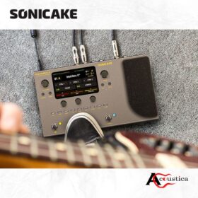 Elevate your sound with the SONICAKE QME-100 Matribox II multi-effects processor at Acoustica Guitar Shop. Featuring enhanced modeling, 200+ effects, 63 amp models, 61 cab IRs, a large color screen, FX Loop, MIDI, and a USB audio interface. Perfect for guitar, bass, and acoustic players in Bangladesh seeking professional-grade tones.