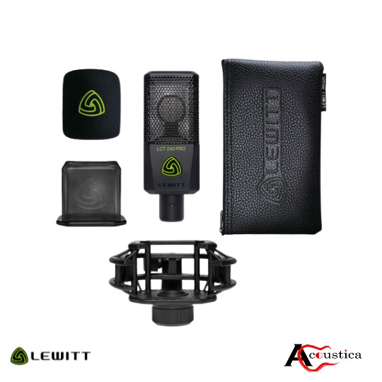 guitar (3) Acoustica Guitar Shop offers the LEWITT LCT 240 Pro Vocal Set. This is a complete studio package. Capture pro audio with this authentic gear.