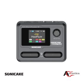 Buy the Sonicake Pocket Master Compact Multi-effects Processor (QME-10) at Acoustica for the ultimate portable guitar tone and multi-effects engine.