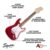 Buy the Fender Squier Debut Series HSS Strat Lrl Wpg Dakota Red Electric Guitar at Acoustica, the best brand electric guitar in budget price in Bangladesh.