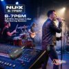 Buy the NUX B-7 PSM Wireless In-Ear Monitor System at Acoustica in Bangladesh for clear, low-latency 5.8GHz stage audio tracking.